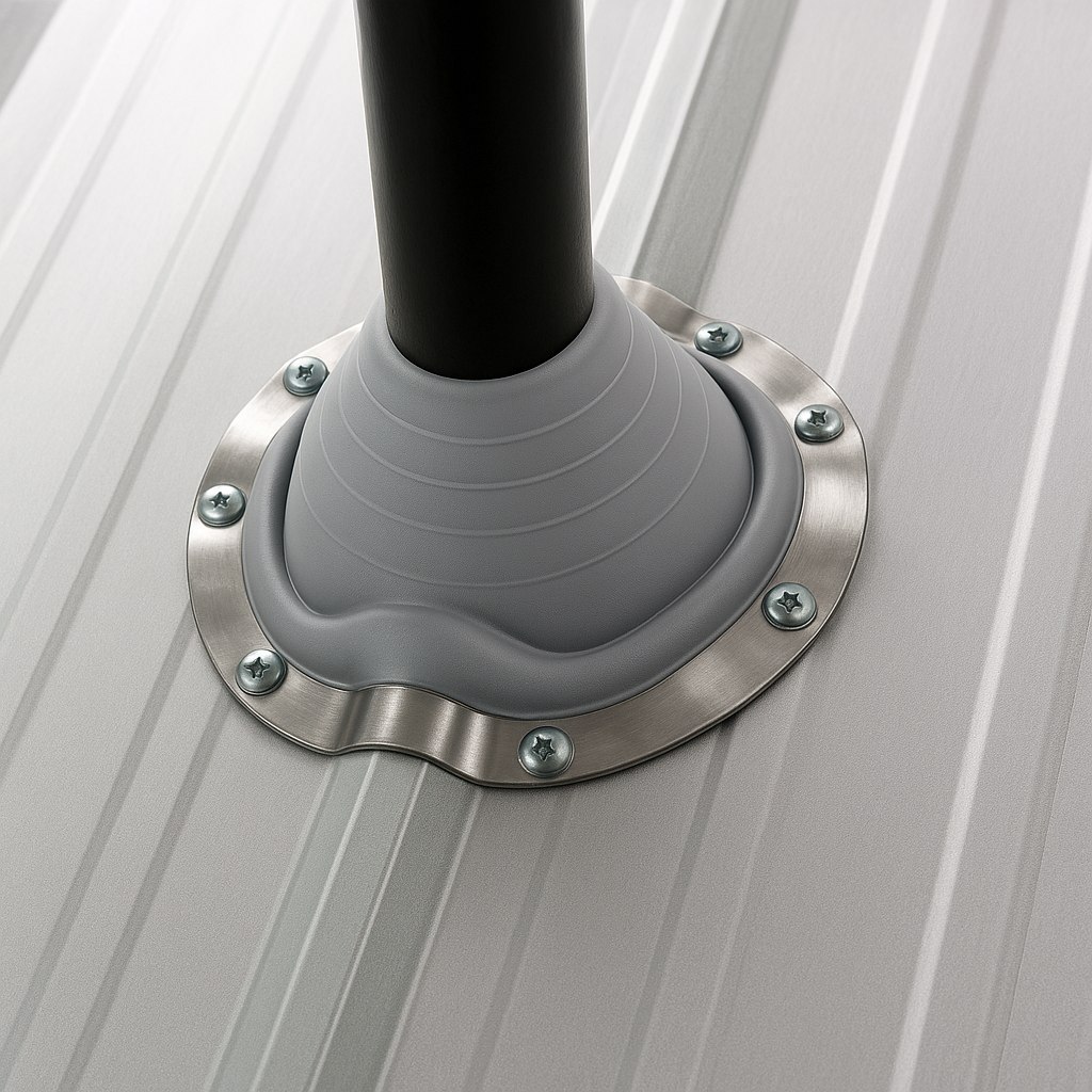 EPDM Round Pipe Flashing Boot
