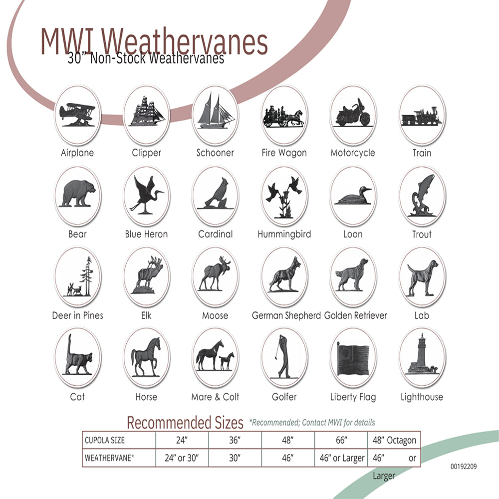 Aluminum MWI Weathervane