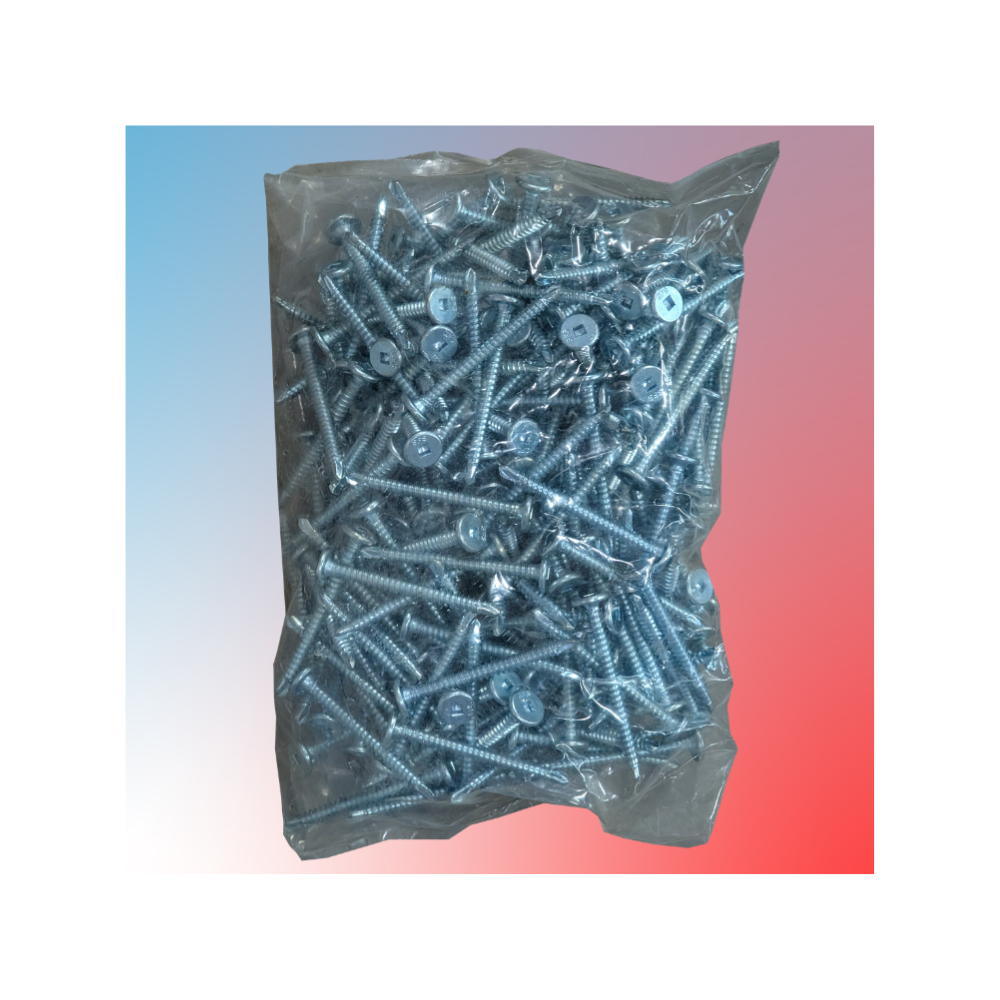 Zinc Plated Pancake Head Screw - Self Drill