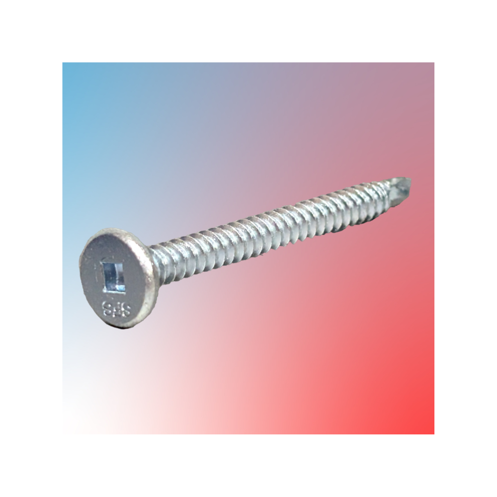Zinc Plated Pancake Head Screw - Self Drill