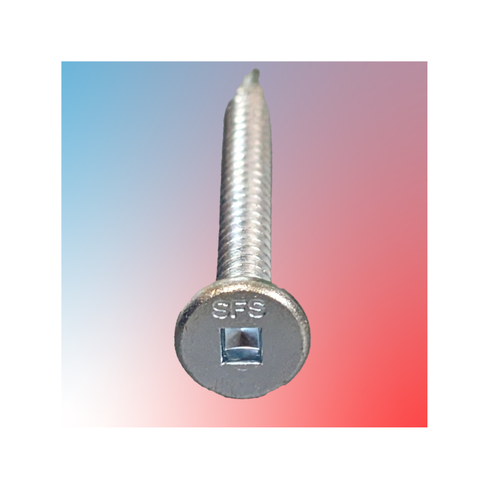 Zinc Plated Pancake Head Screw - Self Drill