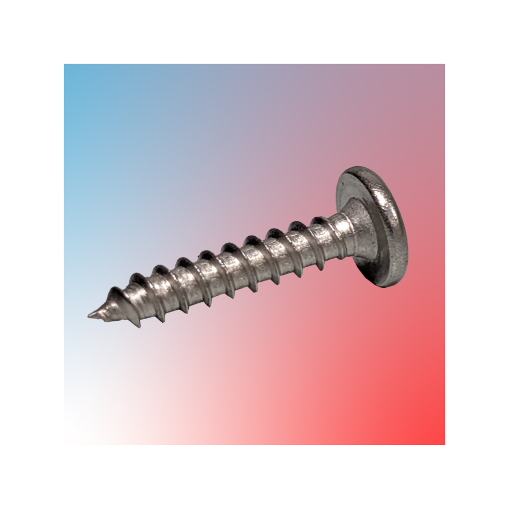 300 Series Pancake Screw - Stainless Steel