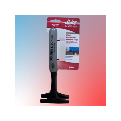 Malco Hand Seamer and Tong, Straight/Sharp Curves, 9 1/2 in, Cast Steel