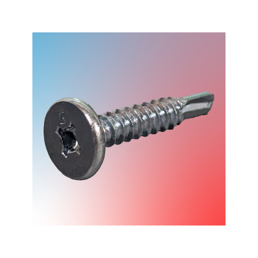 Zinc Plated Pancake Head Screw - Self Drill