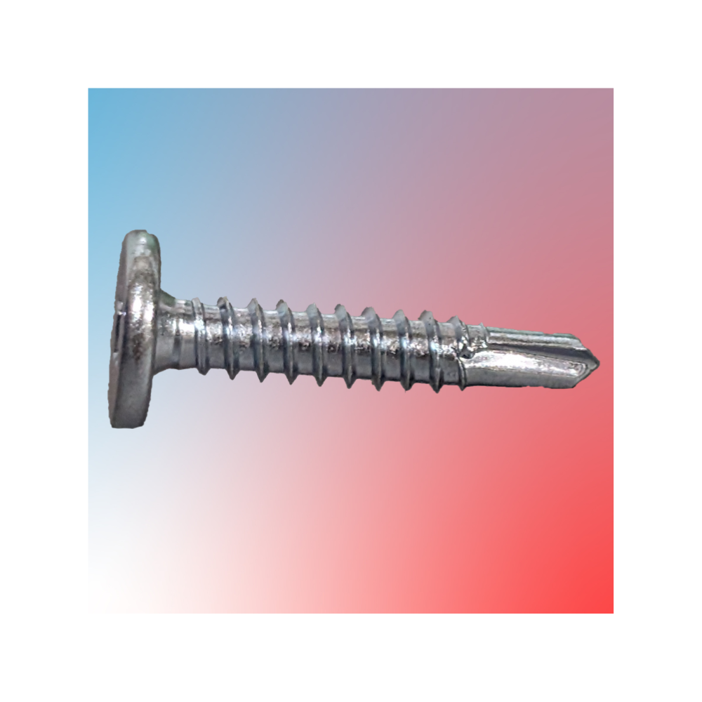 Zinc Plated Pancake Head Screw - Self Drill