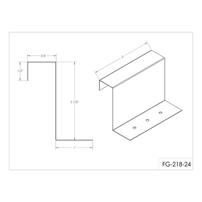Sur-Lok – 2″ Fixed Mechanical Lock Standing Seam Metal Roofing Clip